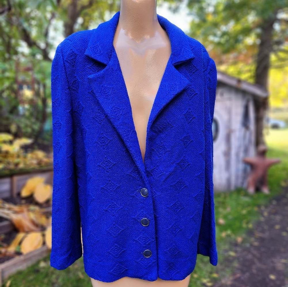Knit Blazer - image 1